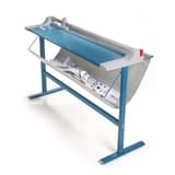 Coupeuse manuelle grand format 448 avec pieds support DAHLE — Longueur de coupe 1300 mm - Format A0 - Hauteur de coupe 2 mm - Coupe jusqu'à 20 feuilles