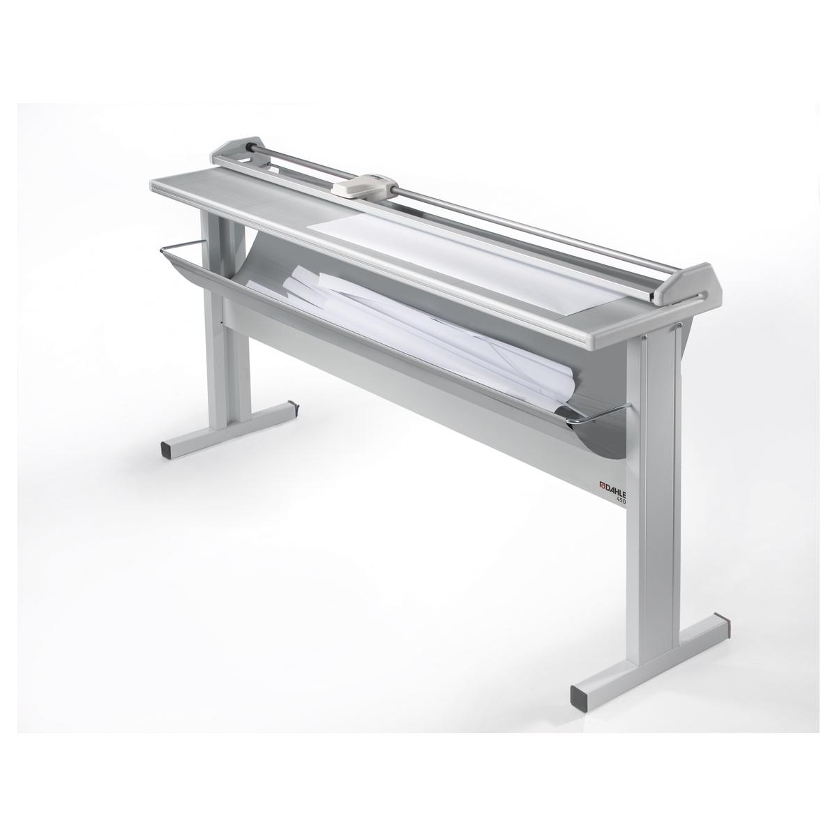 Coupeuse manuelle grand format 450 avec pieds support DAHLE — Vue d'ensemble