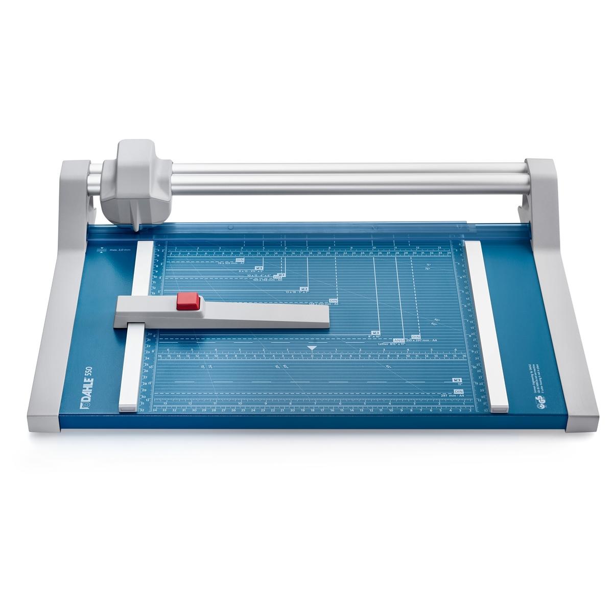 Rogneuse papier A4 à lame rotative 550 génération 3 DAHLE — Vue de face