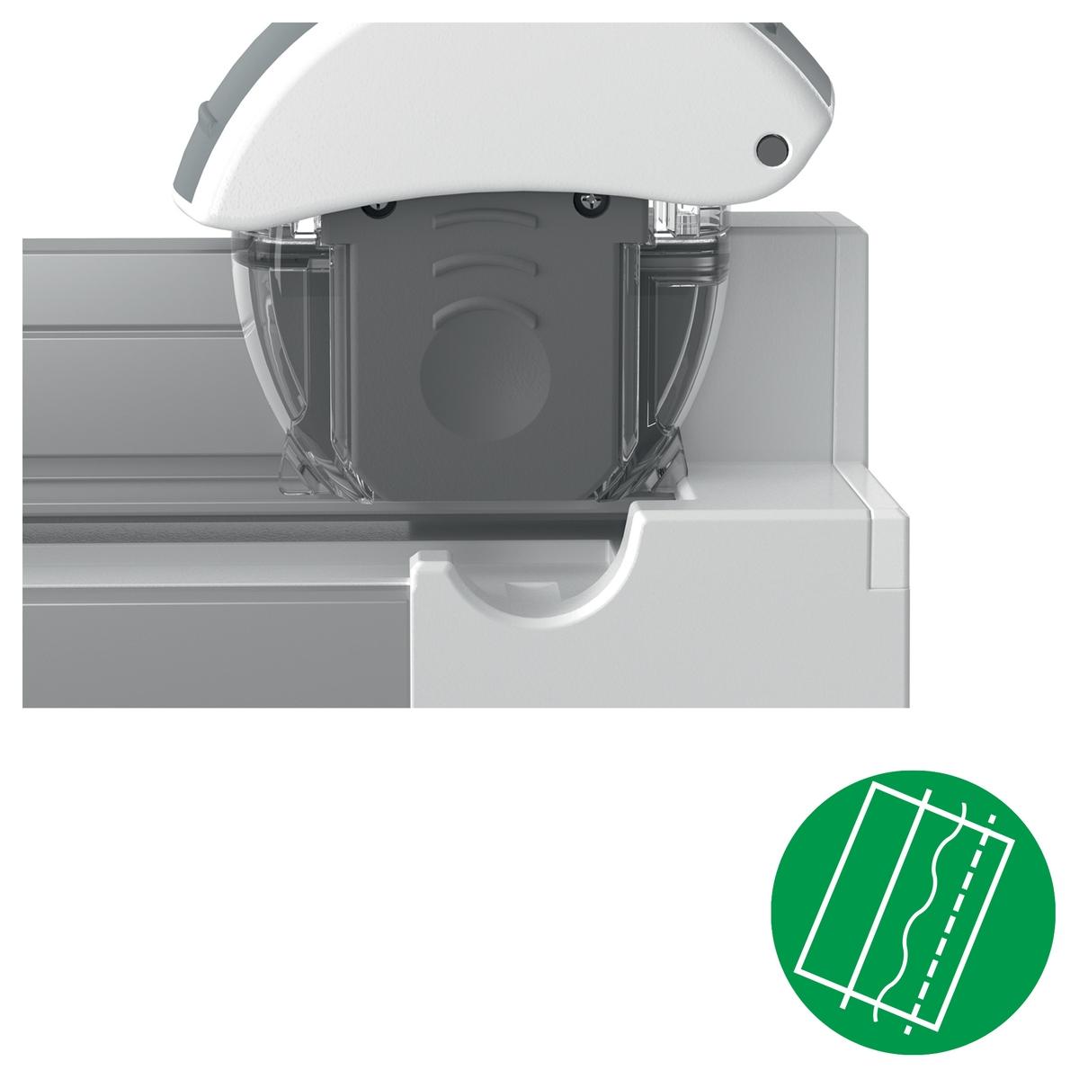 Rogneuse papier A4+ à lame rotative Precision Office A4+ LEITZ — Détails coupe