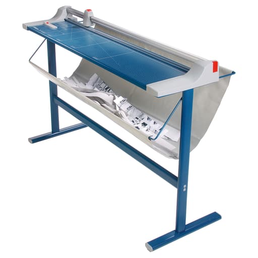 Coupeuse manuelle grand format 446 avec pieds support DAHLE — Longueur de coupe 920 mm - Format A1 - Hauteur de coupe 2.5 mm - Coupe jusqu'à 25 feuilles