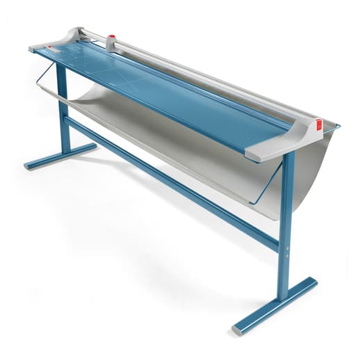 Coupeuse manuelle grand format 472 avec pieds support DAHLE — Longueur de coupe 1830 mm - Format A0+ - Hauteur de coupe 1 mm - Coupe jusqu'à 10 feuilles